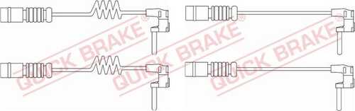 Сигнализатор износа тормозных колодок QUICK BRAKE WS0301A
