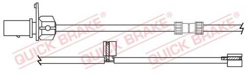 Датчик износа тормозных колодок QUICK BRAKE WS0394A