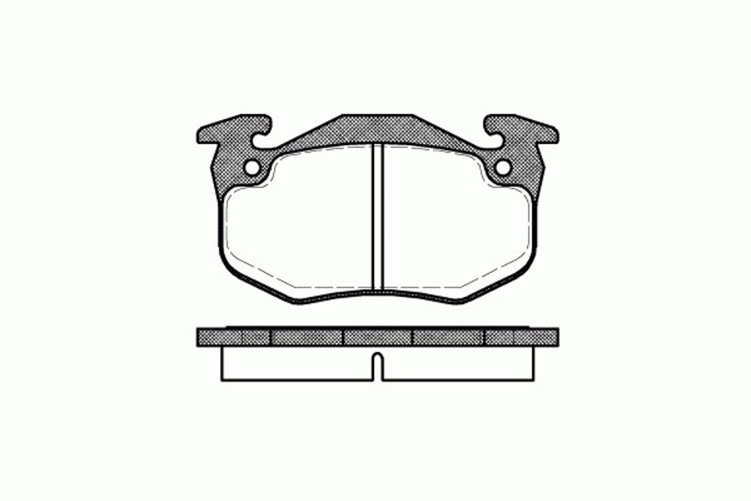 Колодки тормозные дисковые REMSA 0144.80