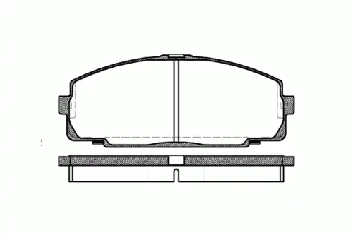Тормозные колодки REMSA 0421.00