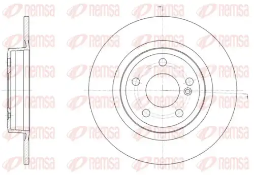 Тормозные диски REMSA 61523.00