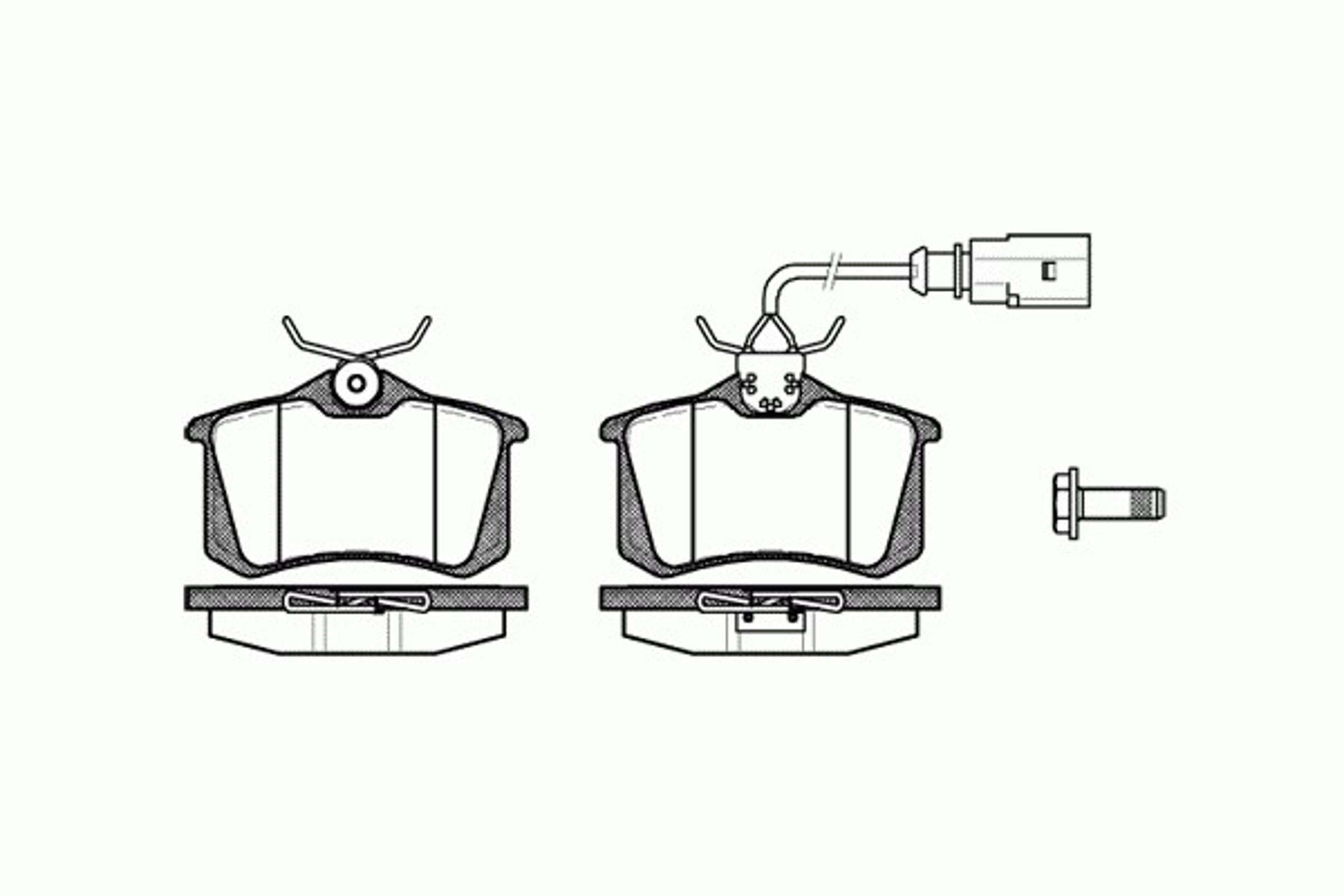 Колодки тормозные дисковые ROADHOUSE 2263.02