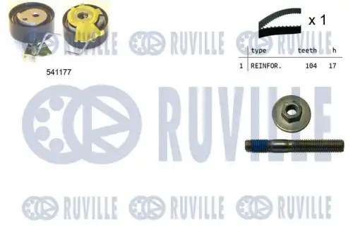Ремкомплект привода грм RUVILLE 550051