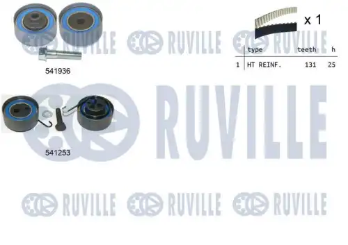 Ремкомплект привода грм RUVILLE 550063