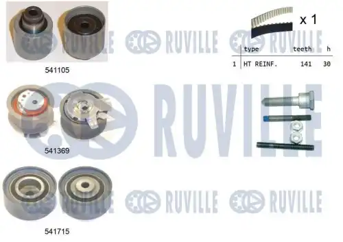 Ремкомплект привода грм RUVILLE 550299
