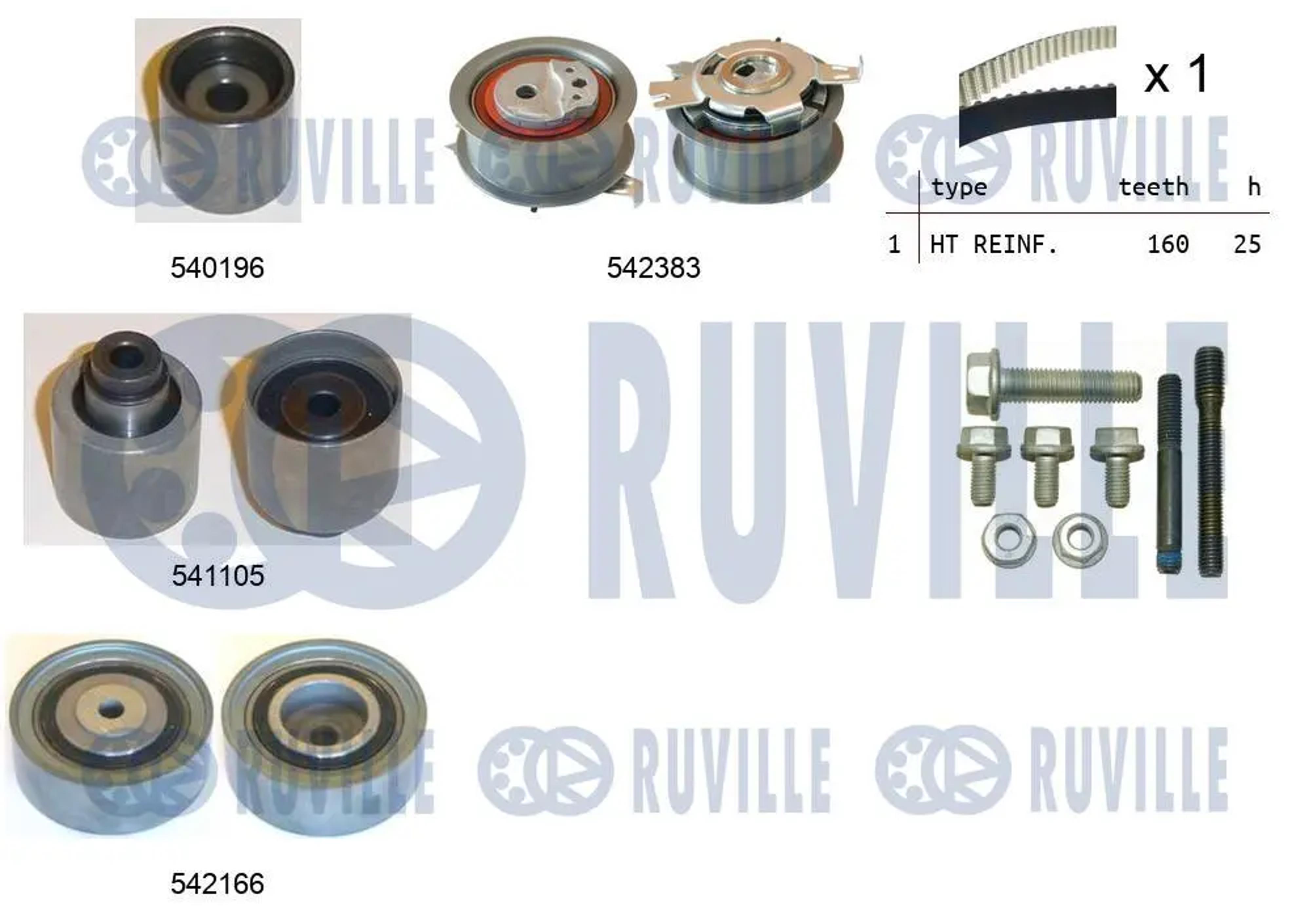 Комплект грм RUVILLE 550333
