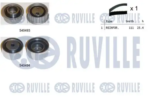 Ремкомплект привода грм RUVILLE 550360