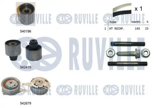 Ремкомплект привода грм RUVILLE 550376