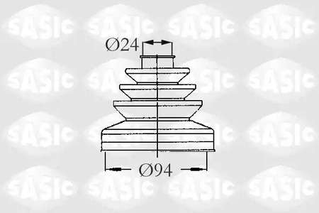 Пыльник шруса SASIC 2873493