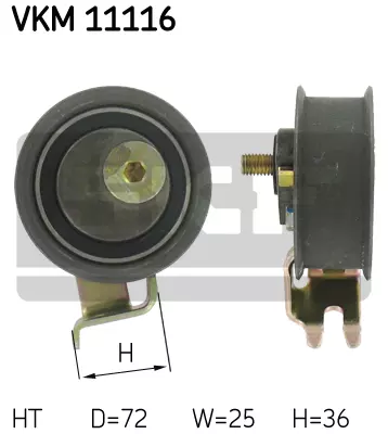 Ролик натяжной ремня грм SKF VKM11116