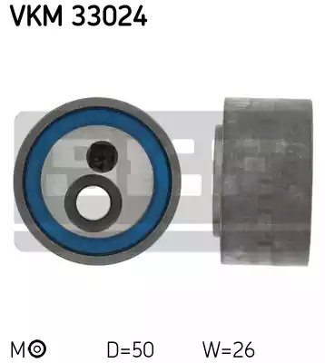 Натяжной ролик поликлинового ремня SKF VKM33024