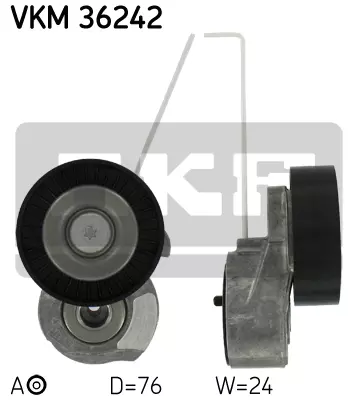 Ролик натяжной поликлинового ремня SKF VKM36242