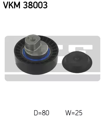 Ролик натяжной поликлинового ремня SKF VKM38003