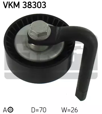 Ролик натяжной поликлинового ремня SKF VKM38303