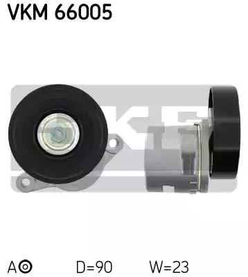 Натяжитель приводного ремня SKF VKM66005