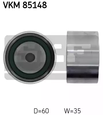 Ролик промежуточный ремня грм SKF VKM85148