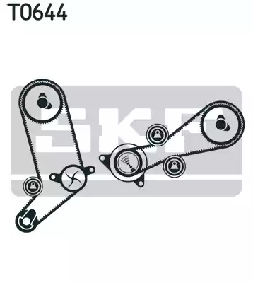 Комплект ремня грм SKF VKMA01270