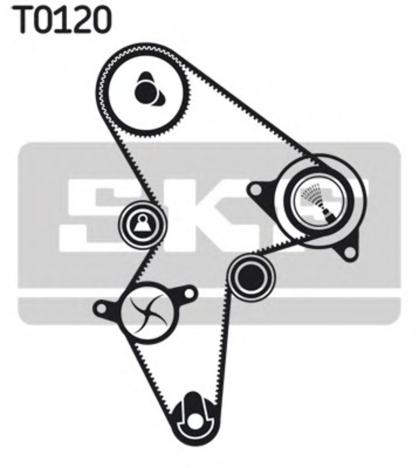 Комплект грм SKF VKMA03121