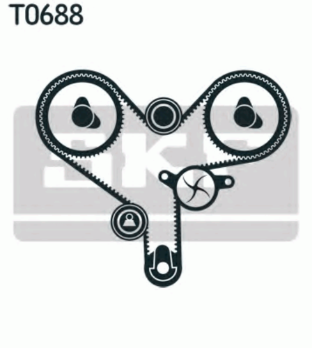 Комплект грм SKF VKMA91911