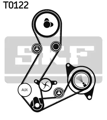 Комплект грм с водяным насосом SKF VKMC04107-3