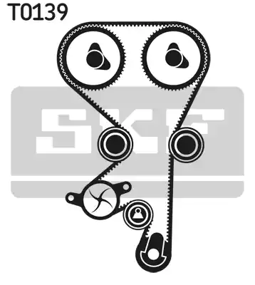 Комплект грм с водяным насосом SKF VKMC05152-1