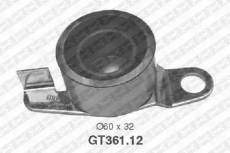Натяжной ролик ременьа грм SNR GT361.12