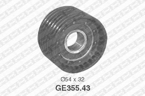 Ролик промежуточный ремня грм SNR GE355.43