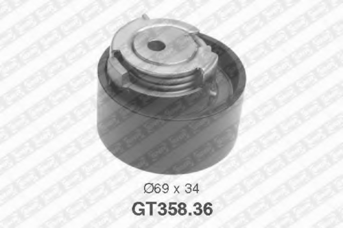 Ролик нат. грм SNR GT358.36