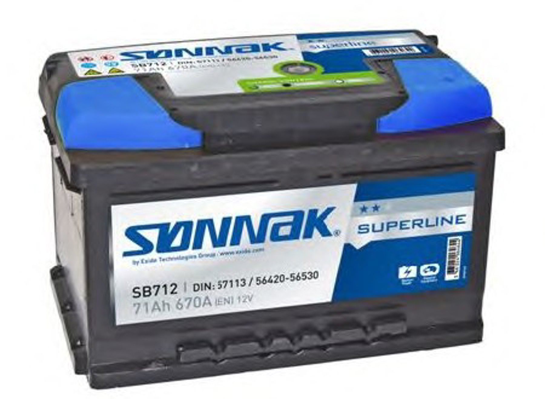 Аккумулятор SONNAK SB712