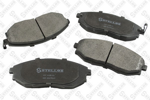 Колодки дисковые передние STELLOX 000 042B-SX