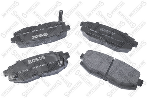 Колодки дисковые з. STELLOX 000 274B-SX