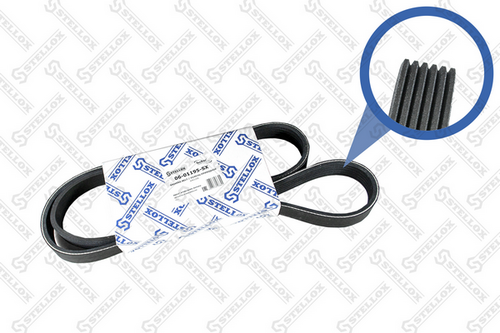 Ремень поликлиновой 6pk1195 STELLOX 06-01195-SX