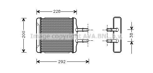 Теплообменник отопления салона STELLOX 10-35259-SX
