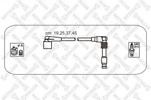 К-кт проводов STELLOX 10-38164-SX