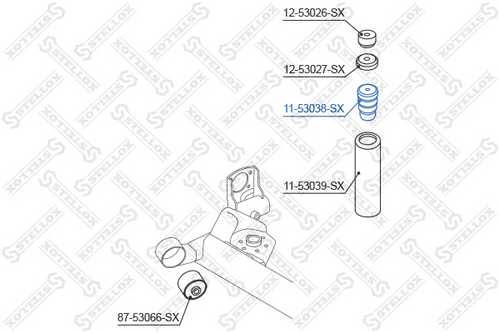 Отбойник амортизатора STELLOX 11-53038-SX