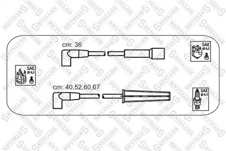 Комплект проводов зажигания STELLOX 10-30041-SX