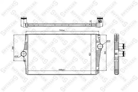 Интеркулер STELLOX 10-40179-SX
