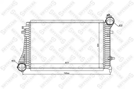Интеркулер STELLOX 10-40183-SX