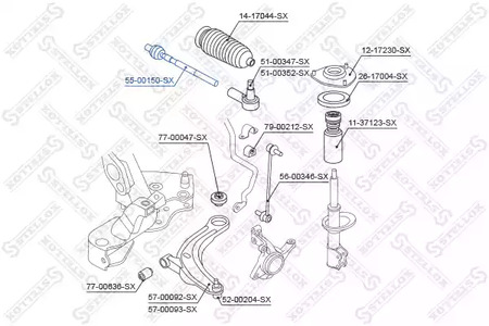 Запчасть STELLOX 55-00150-SX