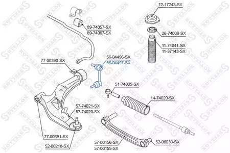 Запчасть STELLOX 56-04497-SX
