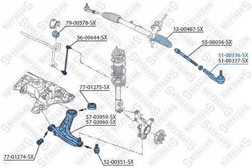 Запчасть STELLOX 51-00336-SX