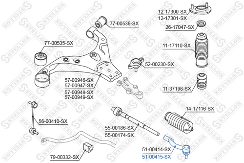 Запчасть STELLOX 51-00415-SX