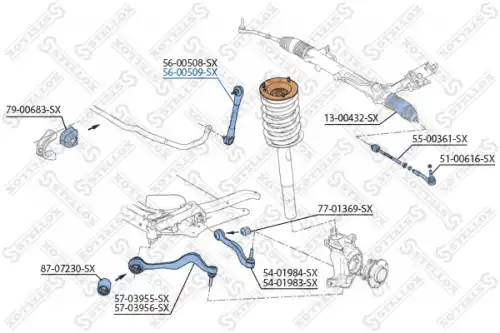 Стойка стабилизатора STELLOX 56-00509-SX