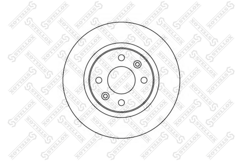 Диск тормозной STELLOX 6020-3939-SX