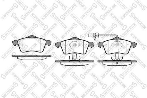629 001-sx колодки дисковые передние диск 15 STELLOX 629 001-SX