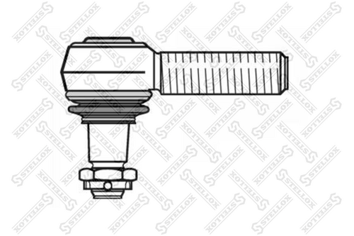 84-34119-sx наконечник тяги рулевой rht m30x1.5 m20x1.5 /29 l145 STELLOX 84-34119-SX