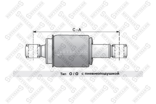 Амортизатор кабины STELLOX 87-03364-SX