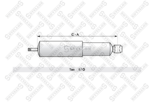 Амортизатор подвески передний STELLOX 87-04815-SX