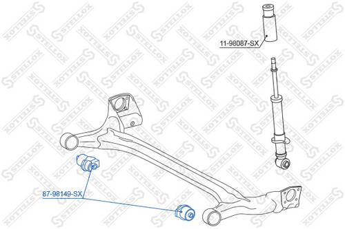Сайлентблок STELLOX 87-98149-SX