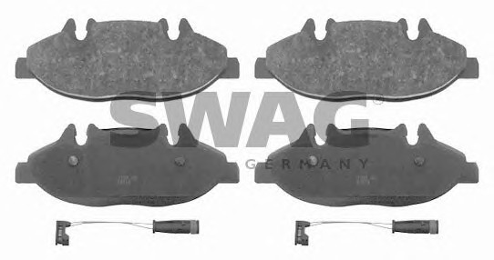 Колодки тормозные дисковые SWAG 10916487